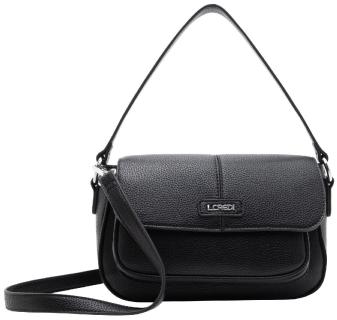 Patricia L.Credi schwarze Crossovertasche vegan Überschlag