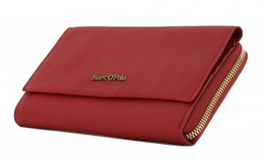 Portemonnaie Marc OPolo Inja Reißverschluss Leder chili red