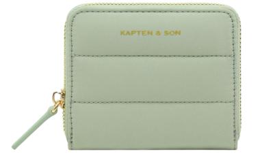 Portmonee Small Louvre Cloud KAPTEN and SON Soft Green nachhaltig