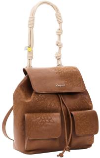 Prisa Cityrucksack Damen braun feminin Desigual Stickerei Sierra
