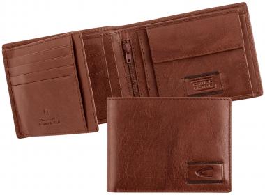 Querformat Börse Herren Camel Actice Panama Leder Cognac