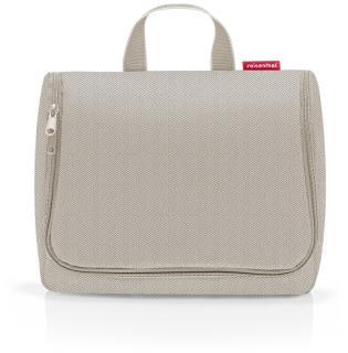 Reienthel Kosmetiktasche Toiletbag XL Herringbone Sand hellbeige