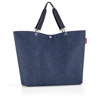 Reisenthel Shopper XL Herringbone Dark Blue Henkeltasche