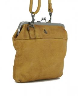 Rosalie Mustard gelb Schultertasche Harbour2nd Leder