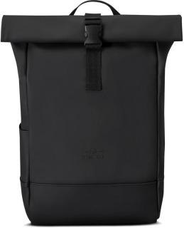 Rucksack mit Rolltop Harvey Johnny Urban nachhaltig gummiert Black