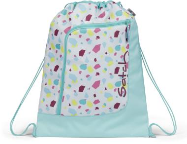 Satch Freizeitrucksack Gymbag Dreamy Mosaic bunt blau grün Drawstring