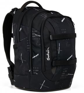 Satch Pack Ninja Matrix Schultasche Binärcode schwarz Swap recycelt