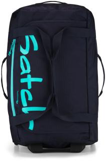 Satch Rollenreisetasche Suitcase Jet Mint dunklelblau 60cm