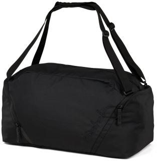Satch schwarze Sporttasche Nordic Black recycelt Stickerei