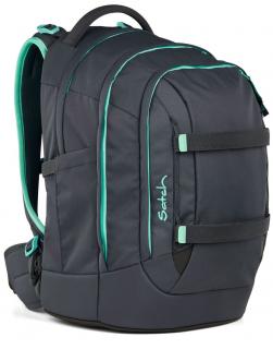 Schulrucksack Mint Phantom dunkelgrau Satch Pack Swap Reflektor