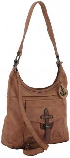 Schultertasche Leder Vintage Harbour 2nd Urban Poets Cameron braun