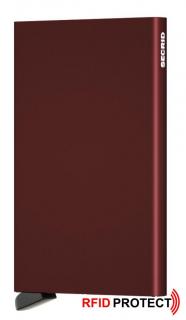 Secrid Cardprotector Kartenetui Metall RFID Bordeaux