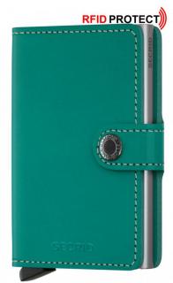 Secrid Miniwallet mit Druckknopf Original Emerald