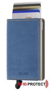 Secrid Slimwallet Indigo 3 Hellblau Sand