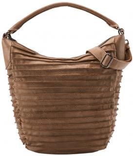 Shoppertasche FREDsBRUDER Riffeltier Caramel Leder