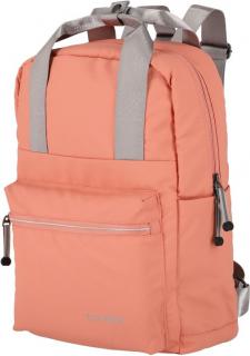 Tagesrucksack koralle PU beschichtet Planenmaterial Travelite Basics