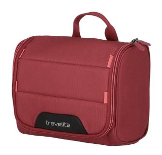 Toilettetasche beerenrot Travelite Skaii Kulturtasche Abendrot