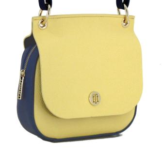 Tommy Hilfiger Core Flap Crossover Schultertasche gelb blau