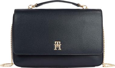 Tommy Hilfiger Crossovertasche mit Überschlag navy 