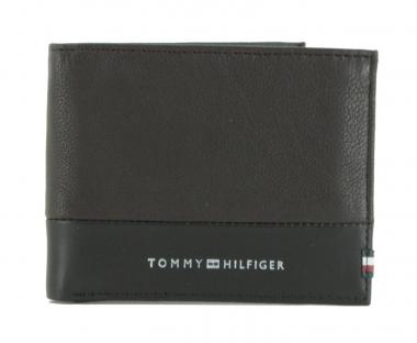 Tommy Hilfiger Herren Geldbörse ohne Münzfach braun