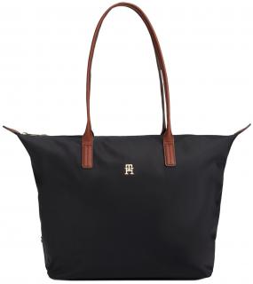 Tommy Hilfiger Medium Nylontasche schwarz Popette Tote