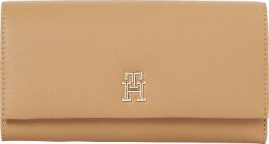 Tommy Hilfiger Portemonnaie Safari Canvas Lagacy Flap Large Camel