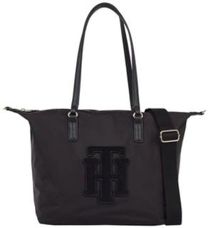 Tommy Hilfiger Shopper Black Poppy Tote Applique Schwarz