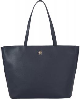Tommy Hilfiger Shopper sportlich Hilfiger Stripes TH Essential SC Tote Corp 