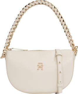 Tommy Hilfiger feminine Half Moon Abendtasche Crossover Sugarcane Beige