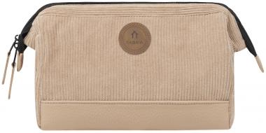 Travel Cabaia Kulturbeutel beige Luxor samtig Cord