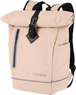 Travelite Basics Plane hellbraun beige Roll-Up Freizeitrucksack Travelite Basics Plane hellbraun beige Roll-Up Freizeitrucksack