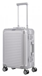 Travelite Next 4w Trolley 55cm Handgepäckkoffer Aluminium