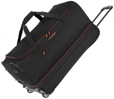 Travelite Reisetasche Basics Rollen Bodenfach schwarz