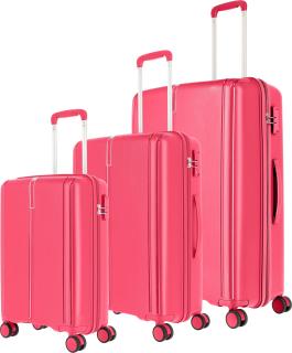 Travelite Vaka Cyclam pink Rollenkofferset 3teilig L/M/S 