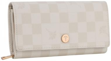 Überschlagbörse hellbeige kariert Joop Cortina Piazza Europa Birch
