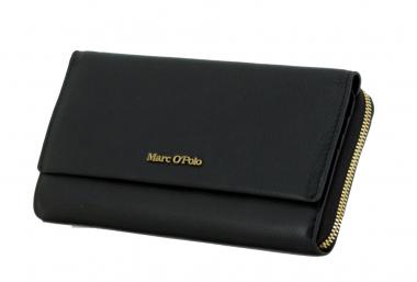 Überschlaggeldbörse Marc OPolo Inja schwarz Glattleder