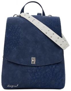 Überschlagrucksack Desigual nachtblau Sierra bestickt Sumy Mini