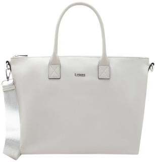 Umhängetasche L.Credi vegan Nylon Pura hellgrau Saffiano