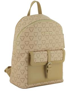 Valentino Alltagsrucksack Damen Liuto Beige Logoprint 