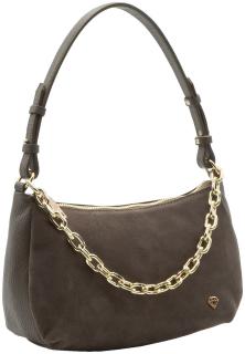 Veloursledertasche Caleidos Taupe italienisch Veloursledertasche Caleidos Taupe italienisch