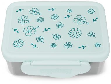 Vesperdose Edelstahl mintgrün Blumen Ergobag