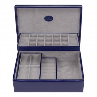 Windrose Merino Moda Charmbox Schmuckkassette dunkelblau 