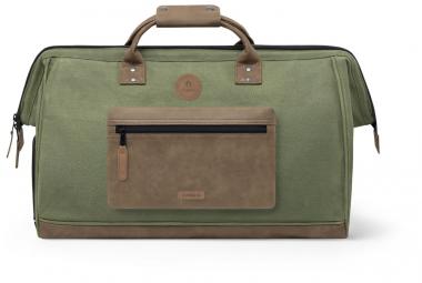 Wochenendtasche recycelt Cabaia Duffle grün Nicosia gewachst Canvas