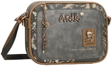 dreigeteilte Crossbody Bag dunkelbunt Anekke Real Intentions