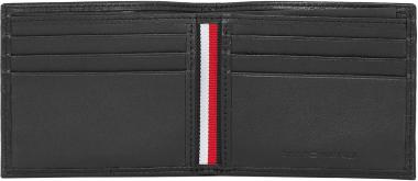 edle Herrenbörse Tommy Hilfiger Central Mini Schwarz Bifold Wallet