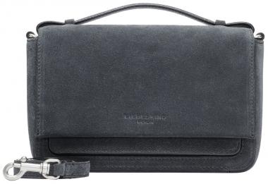 elegante Überschlagtasche dunkelgrau Velours Liebeskind Lea Crossbody S Rooftop