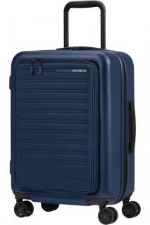 erweiterbarer Businesskoffer Handgepäck blau Samsonite StackD S 55cm Easy Access Navy