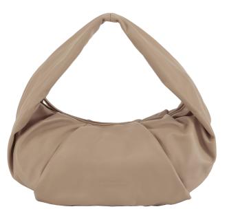 extravagante Beuteltasche Les Visionnaires Greta Silky beige Lammleder