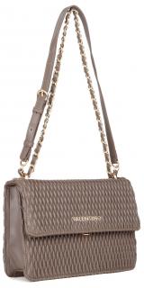 extravagante Schultertasche Überschlag Taupe Valentino Frequency 