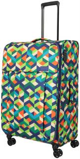 farbenfroher Reisekoffer Travelite Campus 4w Trolley L 75cm Multi Color erweiterbar